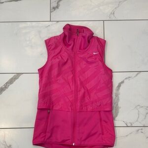 Nike Fuchsia Zip-Up Vest